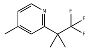 4-甲基-2-(1,1,1-三氟-2-二甲基-2-乙基)吡啶